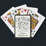 Aangepaste Las Vegas Bachelorette Party gepersonal Pokerkaarten<br><div class="desc">Aangepaste Las Vegas Bachelorette Party gepersonaliseerd</div>