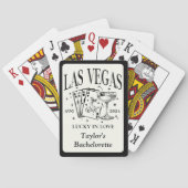Aangepaste Las Vegas Bachelorette Party gepersonal Pokerkaarten (Achterkant)