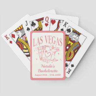 Aangepaste Las Vegas Bachelorette Party gepersonal Pokerkaarten