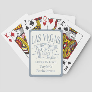 Aangepaste Las Vegas Bachelorette Party gepersonal Pokerkaarten