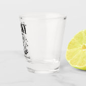 Aangepaste Las Vegas Bachelorette Party gepersonal Shot Glas (Rechts)