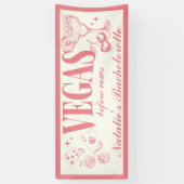 Aangepaste Las Vegas Bachelorette Party gepersonal Spandoek (Verticaal)