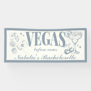 Aangepaste Las Vegas Bachelorette Party gepersonal Spandoek