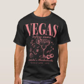 Aangepaste Las Vegas Bachelorette Party gepersonal T-shirt (Voorkant)