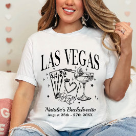 Aangepaste Las Vegas Bachelorette Party gepersonal T-shirt