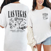 Aangepaste Las Vegas Bachelorette Party gepersonal T-shirt