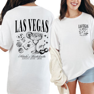 Aangepaste Las Vegas Bachelorette Party gepersonal T-shirt
