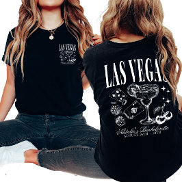 Aangepaste Las Vegas Bachelorette Party gepersonal T-shirt