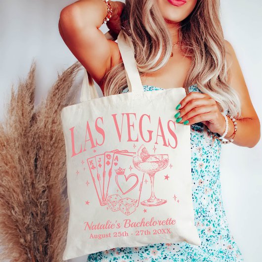 Aangepaste Las Vegas Bachelorette Party gepersonal Tote Bag