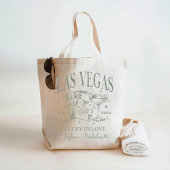 Aangepaste Las Vegas Bachelorette Party gepersonal Tote Bag