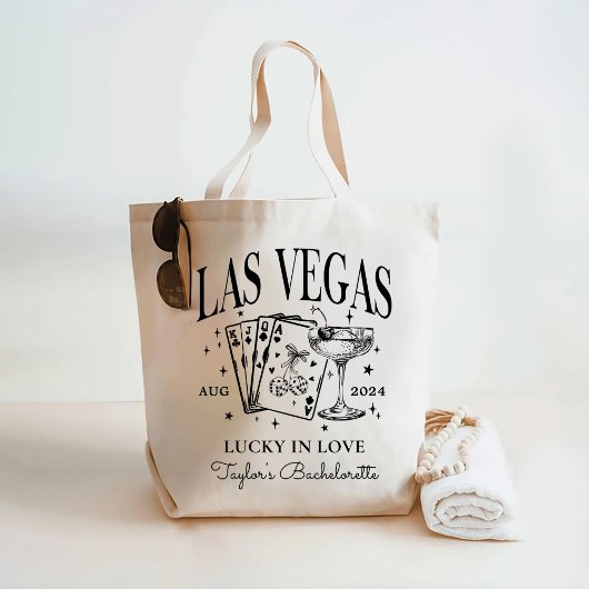 Aangepaste Las Vegas Bachelorette Party gepersonal Tote Bag