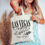Aangepaste Las Vegas Bachelorette Party gepersonal Tote Bag<br><div class="desc">Vier uw onvergetelijke Las Vegas vrijgezellenfeest met onze Custom Las Vegas vrijgezellenfeest gepersonaliseerde Canvas tassen. Deze chique en stijlvolle canvas tassen zijn ontworpen om de levendige energie van een Vegas bachelorette vast te leggen, waardoor ze het perfecte accessoire zijn voor uw feest. Met retro casinogeïnspireerde design zetten deze canvas tassen...</div>