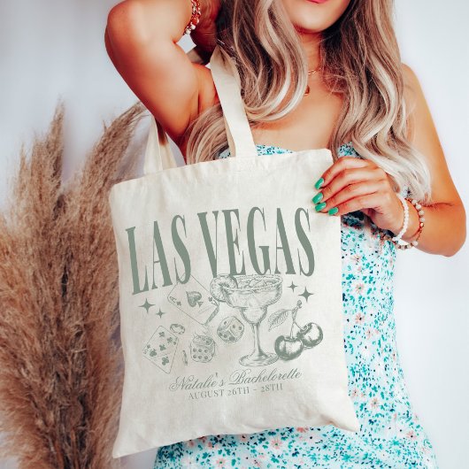 Aangepaste Las Vegas Bachelorette Party gepersonal Tote Bag