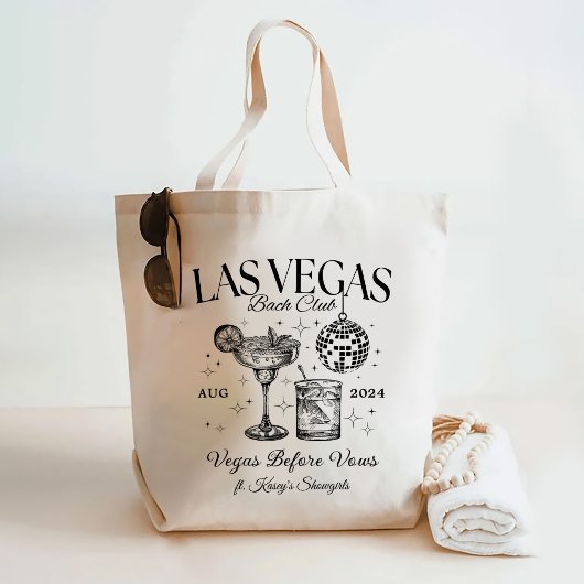 Aangepaste Las Vegas Bachelorette Party gepersonal Tote Bag