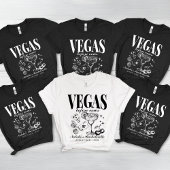Aangepaste Las Vegas Bachelorette Party gepersonal Tri-Blend Shirt
