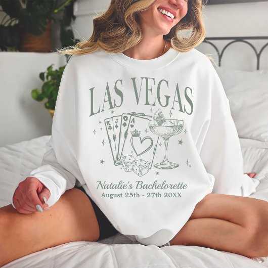 Aangepaste Las Vegas Bachelorette Party gepersonal Trui