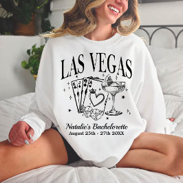 Aangepaste Las Vegas Bachelorette Party gepersonal Trui
