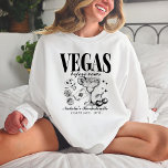 Aangepaste Las Vegas Bachelorette Party gepersonal Trui<br><div class="desc">Bereid je voor op je Las Vegas bachelorette extravaganza met onze Dusty Blue "Vegas Before Vows" Custom Las Vegas Bachelorette Party Gepersonaliseerde Crewneck Sweatshirt. Dit comfortabele en stijlvolle sweatshirt is op maat gemaakt om ervoor te zorgen dat je er goed uitziet en je er geweldig voelt tijdens je speciale weekend....</div>