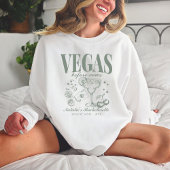 Aangepaste Las Vegas Bachelorette Party gepersonal Trui