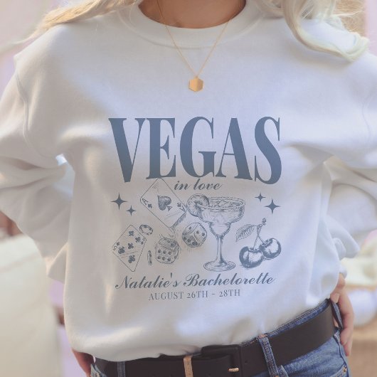 Aangepaste Las Vegas Bachelorette Party gepersonal Trui