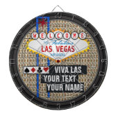 Aangepaste Las Vegas Dartbord (Voorkant)
