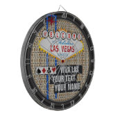 Aangepaste Las Vegas Dartbord (Voorkant Links)