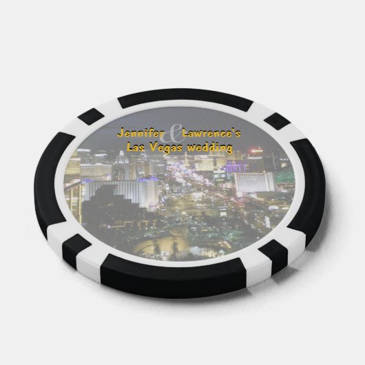 Aangepaste Las Vegas Pokerchips (Enkel)