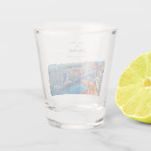 Aangepaste Las Vegas Skyline Shot Glass Shot Glas (Achterkant)