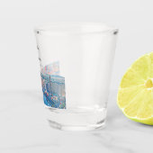 Aangepaste Las Vegas Skyline Shot Glass Shot Glas (Rechts)