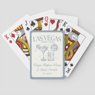 Aangepaste Las Vegas vrijgezellenfeest Persoonlijk Pokerkaarten
