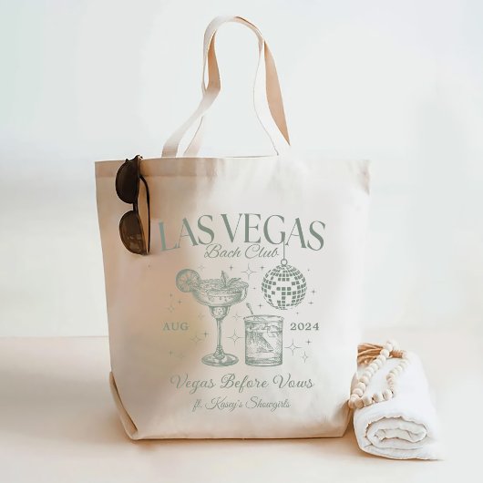 Aangepaste Las Vegas vrijgezellenfeest Persoonlijk Tote Bag
