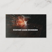 Aangepaste lasersnijgravure visitekaartje (Achterkant)