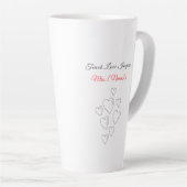 Aangepaste Latte 'Teach Love Inspire' voor kleuter Mok (Rechterhoek)