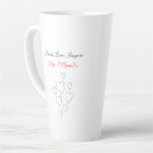 Aangepaste Latte 'Teach Love Inspire' voor kleuter Mok (Linkerhoek)