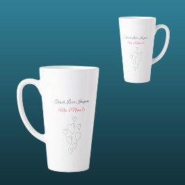 Aangepaste Latte 'Teach Love Inspire' voor kleuter Mok
