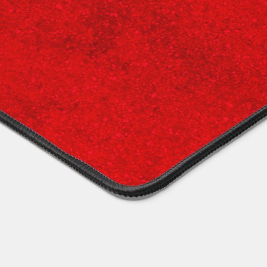 Aangepaste Lava Red Desk Mat - Bold & Fiery (Hoek)