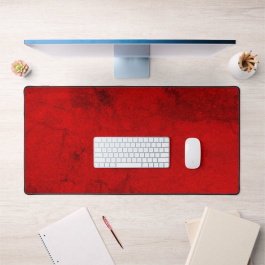 Aangepaste Lava Red Desk Mat - Bold & Fiery (Kantoor 1)