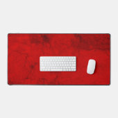 Aangepaste Lava Red Desk Mat - Bold & Fiery (Keyboard & Muis)
