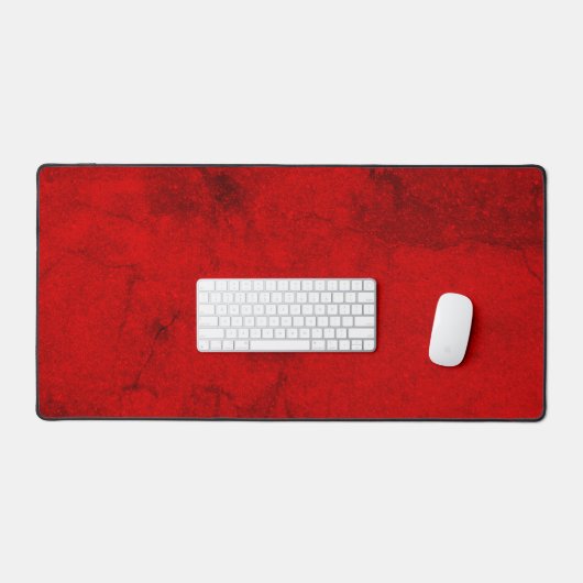 Aangepaste Lava Red Desk Mat - Bold & Fiery (Keyboard & Muis)