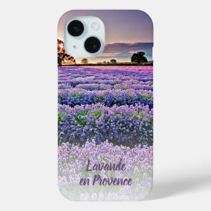 Aangepaste Lavande En Provence Sunset Fotografie K iPhone 15 Case