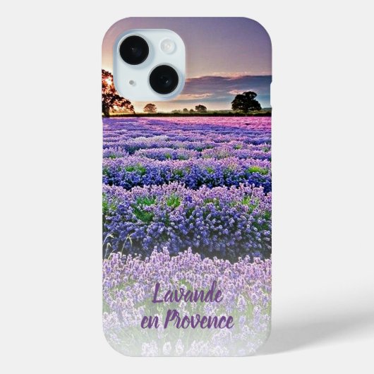 Aangepaste Lavande En Provence Sunset Fotografie K Case-Mate iPhone Case (Achterkant)