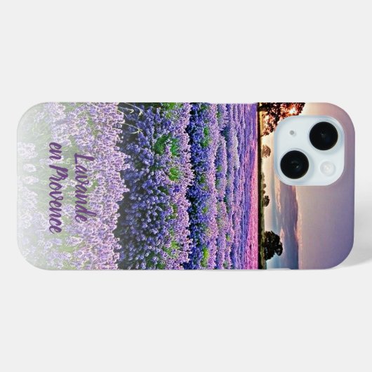 Aangepaste Lavande En Provence Sunset Fotografie K Case-Mate iPhone Case (Achterkant (horizontaal))