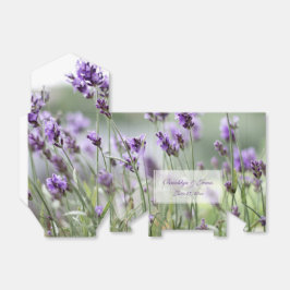 Aangepaste Lavendel Boheemse Trouwgunstdozen Bedankdoosjes