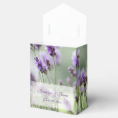 Aangepaste Lavendel Boheemse Trouwgunstdozen Bedankdoosjes (Geopend)