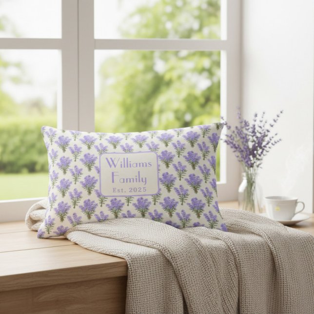 Aangepaste lavendeltrossen accent kussen (Creator heeft geüpload)