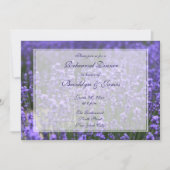 Aangepaste lavender Wedding Rehearings Uitnodiging (Voorkant)