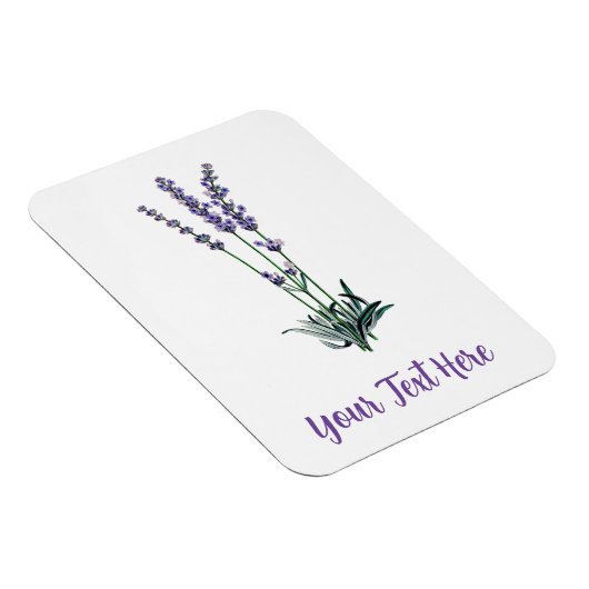 Aangepaste  lavenderventiel Kaart Magneet (Rechterzijde)