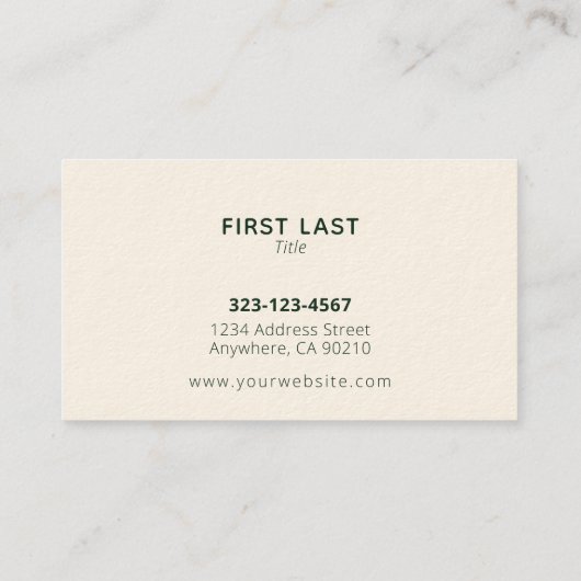 Aangepaste Lawn Care Landscaping Visitekaartjes (Achterkant)