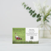 Aangepaste Lawn Care Visitekaartje (Staand voorkant)