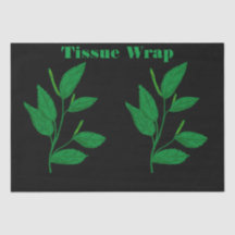 Aangepaste Leaf Afbeelding Kelly Groene Tekst